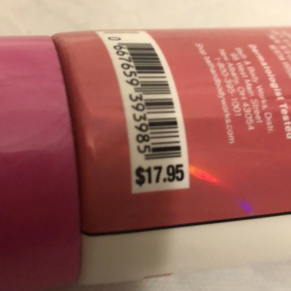 Bath & Body Works 2 Twisted Peppermint Body Cream NWT